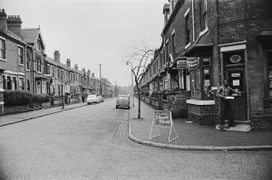 Ethnicity Prints: The corner shop in Marshall Street Smethwick 1st December 1964