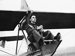 Cornish lads of the ATC undergoing pre RAF training get a thrill when their CO Flt. Lieut