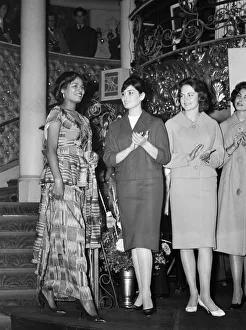African Prints: The Coronation Ball held at the Cafe De Paris following the Miss World beauty ceremony