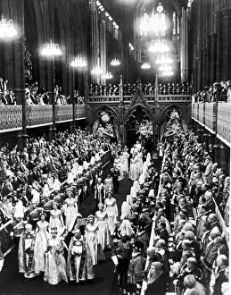 The Coronation of Queen Elizabeth II was the ceremony in which the newly ascended monarch