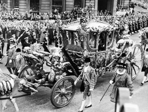 00472 Prints: The Coronation of Queen Elizabeth II was the ceremony in which the newly ascended monarch