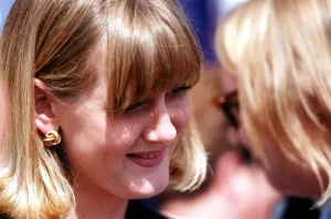 Coronation Street actors, Sarah Lancashire and Nicholas Cochrane