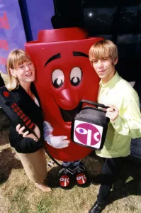 Coronation Street actors, Sarah Lancashire and Nicholas Cochrane