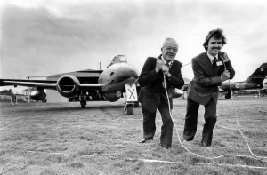 Aerobatics Prints: Councillor Les Mann, deputy mayor of Sunderland and North-East Aircraft Museum manager