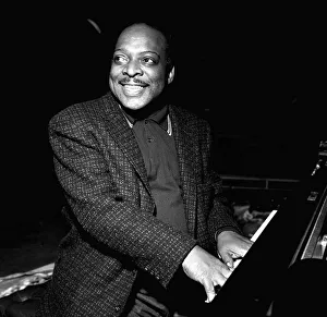 Count Basie Jazz Pianist - Apr 1957 at photocall at the Royal festival Hall
