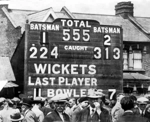 County Championship Cricket. Yorkshire against Essex at County Ground, Leyton on 15th