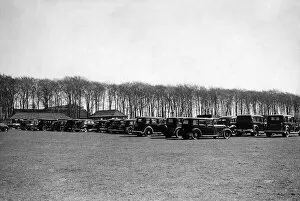 00035 Collection: On the course. Some of the taxis parked during the races. April 1944 P012042