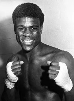 Bandages Prints: Coventry boxer Errol Christie, pictured after fighting Harlein Holden of Chicago