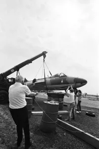 00949 Prints: A Coventry built Hawker Hunter jet plane is the latest addition to the Midland Air Museum