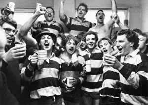 00412 Prints: Coventry celebrate after knocking out John Player Cup favourites Leicester before 10