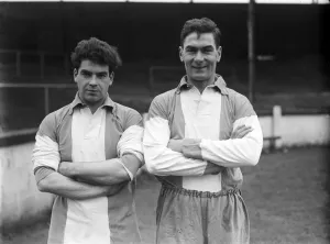 Arms Folded Prints: Coventry City Centre Forward Jack Lee and Inside Forward Ken Rowley Circa 1954