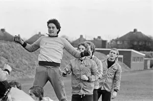 Session Prints: Coventry City Players, pictured during training session ahead of FA Cup Third Round match