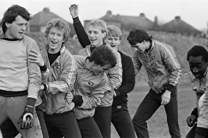 00710 Prints: Coventry City Players, pictured during training session ahead of FA Cup Third Round match