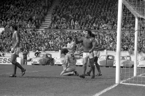 Coventry City v Nottingham Forest football match played at Highfield Road