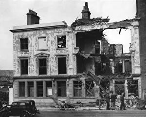 Core19 Prints: Coventry Evening Telegraph office in Hertford Street, City Centre after it was bombed