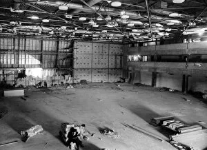 00570 Collection: Coventry Sports & Leisure Centre under construction, the main hall, Cox Street, Coventry