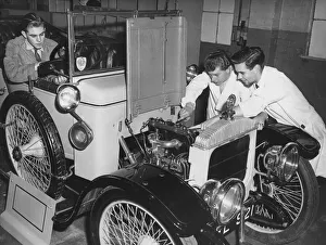Coventrys first registered car, DU1, stands in a storeroom at the Daimler