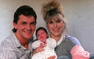 Craig Fairbrass Actor and Family January 1990 A©Mirrorpix