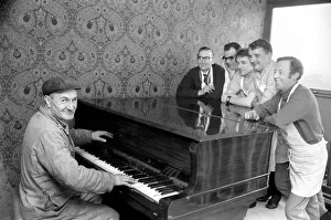 Crane driver Ernie Thornton, from Wembley never dreamed he would be playing a Grand