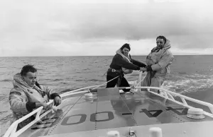 Crew Prints: Crew of the Barry lifeboat Arthur and Blanche Harris Frederick Batten and Eric Fry (right