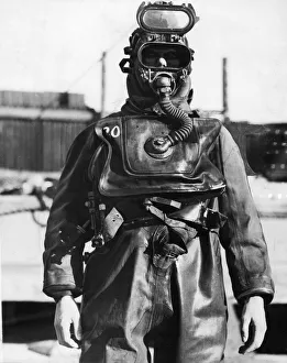 Crew of Royal Navy Chariot human torpedos'during the Second World War