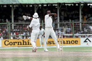 Cricket 5th Test. West Indies v. England. April 1990 90-2286-100 Antigua Recreation