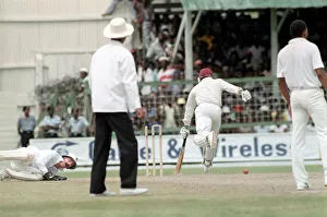 Cricket 5th Test. West Indies v. England. April 1990 90-2286-068 Antigua Recreation