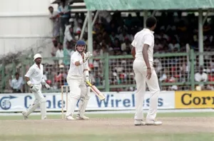 Cricket 5th Test. West Indies v. England. April 1990 90-2286-043 Antigua Recreation