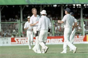 Cricket 5th Test. West Indies v. England. April 1990 90-2286-008 Antigua Recreation