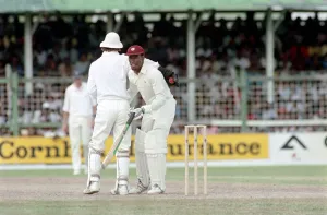 Cricket 5th Test. West Indies v. England. April 1990 90-2286-006 Antigua Recreation