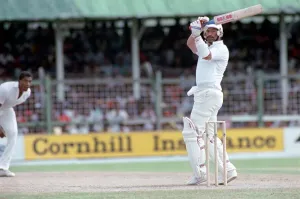 Cricket 5th Test. West Indies v. England. April 1990 90-2286-027 Antigua Recreation