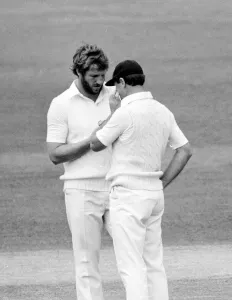 Cricket The Ashes England v Australia 2nd Test at Lords July 1981 Ian Botham
