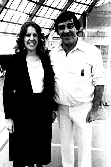 Cricket Legend Fred Trueman at the Evening Chronicle sponsored cricket coaching session