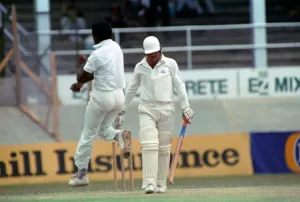 Cricket. Test Match in Trinidad. West Indies v. England