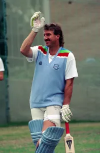 Cricket World Cup 1992 - Australia: England Cricket Team. Ian Botham