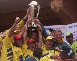 Cricket World Cup 1999 Pakistan v Australia The Winning Australian Cricket Team