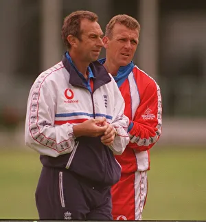 Cricket World Cup England 1999 Alec Stewart with David Lloyd ahead of the opening World
