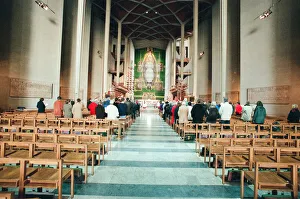 The Cross and Orb on show at Coventry Cathedral during service of reconciliation