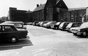 Crowded Visitors Car Park at Coventry and Warwickshire Hospital, Coventry, West Midlands