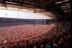 Famine Prints: Crowds at the Live Aid Concert Wembley 1985 In the summer of 1985 Bob Geldof