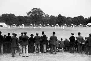 Crowds watching the West Indies match against Norfolk at Norwich during their tour of