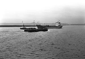 00494 Prints: The Crown Prince container ship, built by Swan Hunter at Walker in 1979