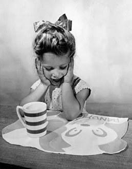 No crying over split milk: This childs table mat has plenty of room for a plate