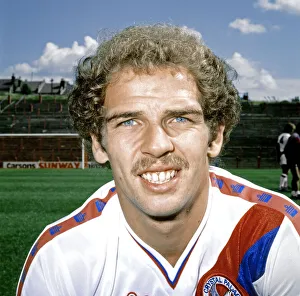 Crystal Palace F. C team member Paul Hinshelwood poses for a photo. 8th August 1979