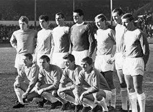 Crystal Palace Football Team pose for a group photographahead of a league match