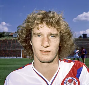Crystal Palace footballer Billy Gilbert poses at Selhurst Park, August 1979