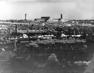 Skyline Prints: Crystal Palace, in South London. The Crystal Palace was a cast-iron