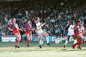 Crystal Palace v Aston Villa, league match at Selhurst Park March 1990
