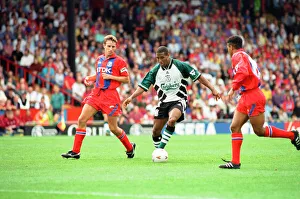 00627 Prints: Crystal Palace v Liverpool Premiership Football 20th August 1994 John Barnes in