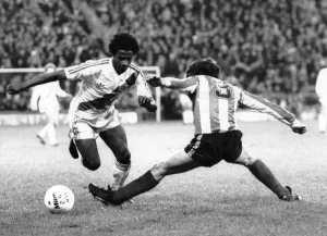 Crystal Palace v Stoke City league match at Selhurst Park January 1981
